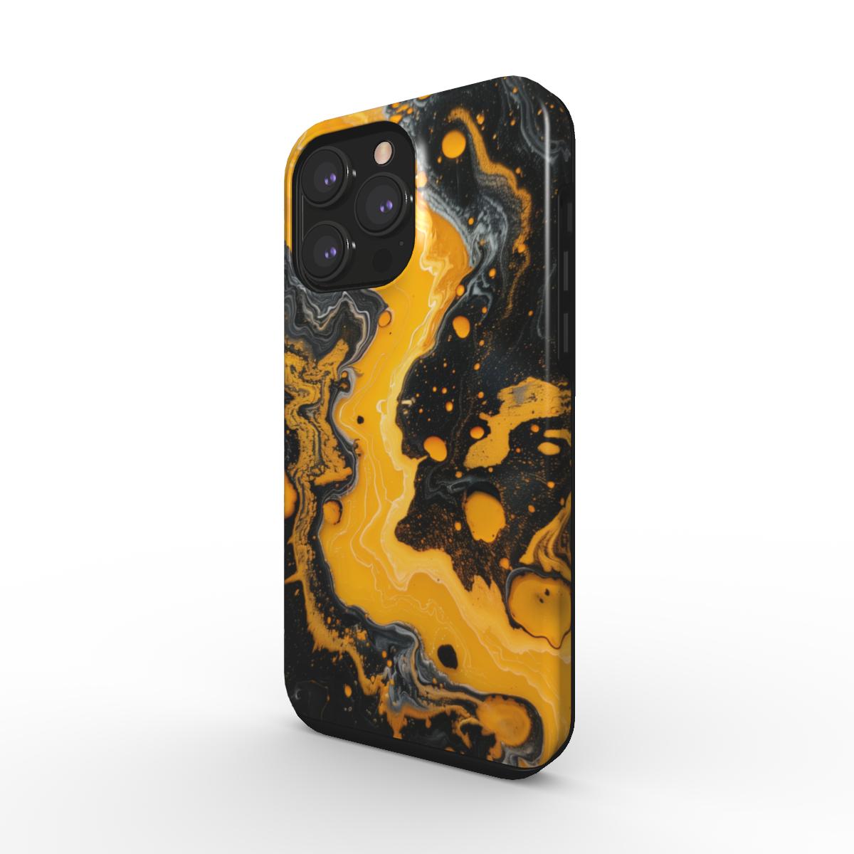 Obsidian Glow Tough Phone Case | Luxurious Marble Effect