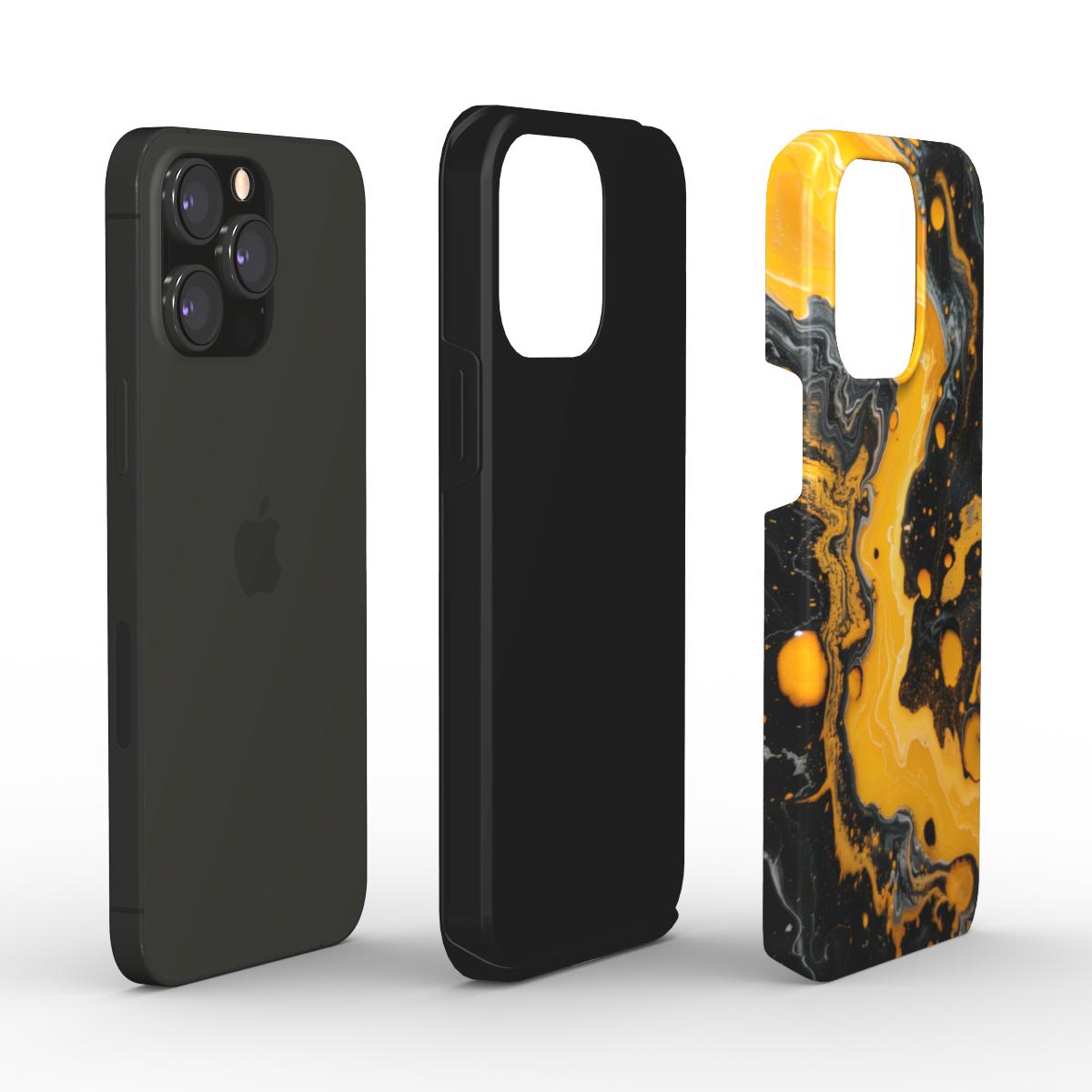 Obsidian Glow Tough Phone Case | Luxurious Marble Effect