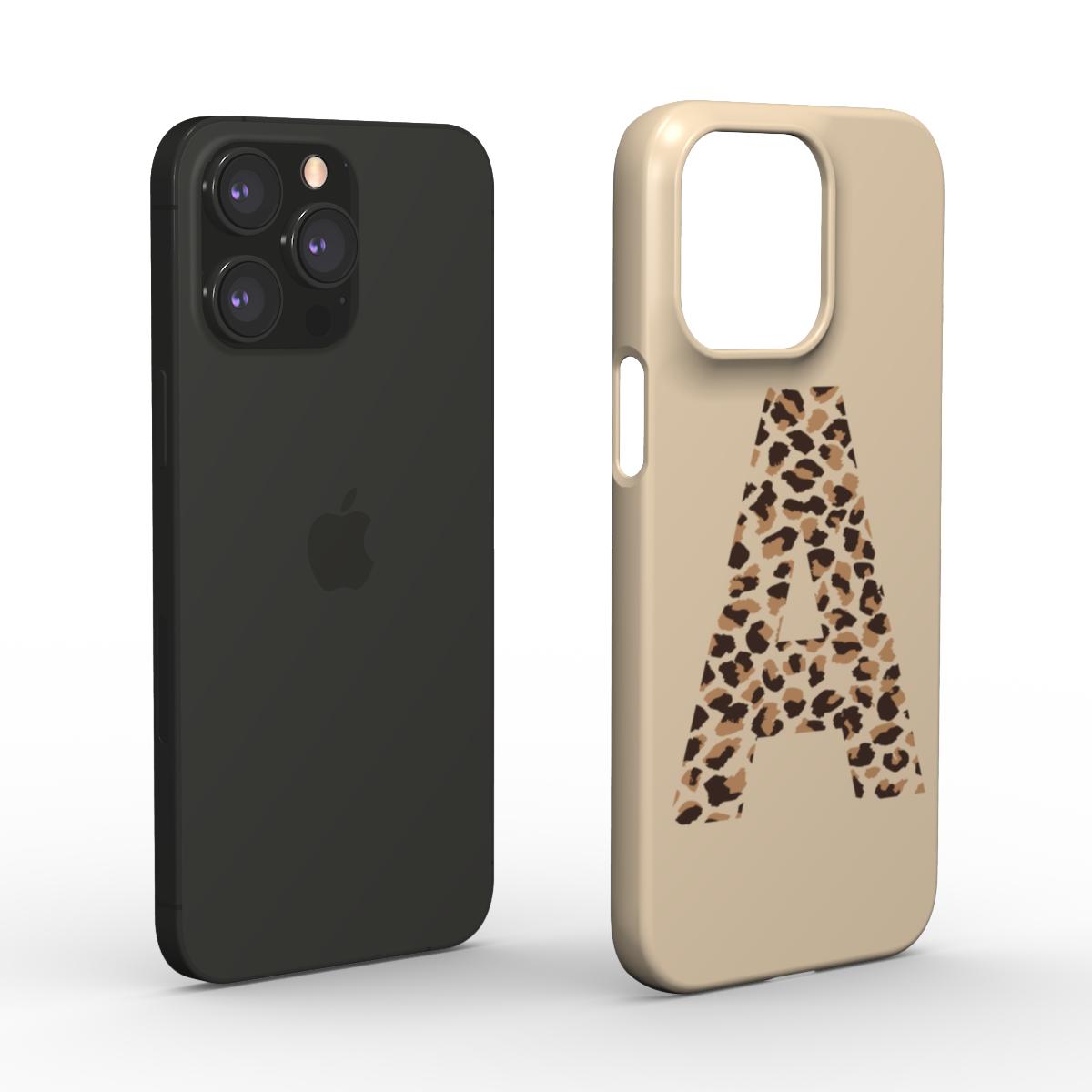 Safari Elegance Monogram Snap Phone Case | Wild & Personalised