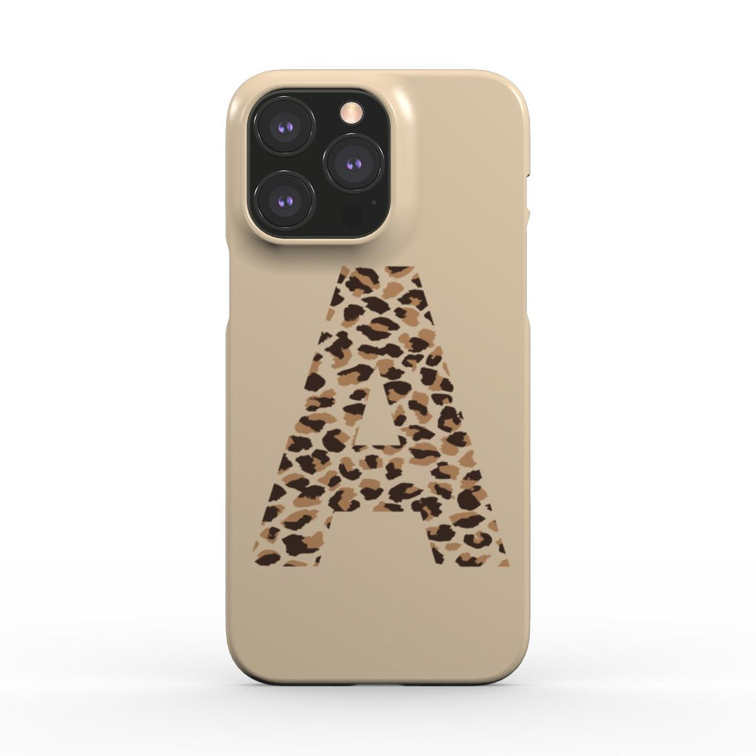 Safari Elegance Monogram Snap Phone Case | Wild & Personalised