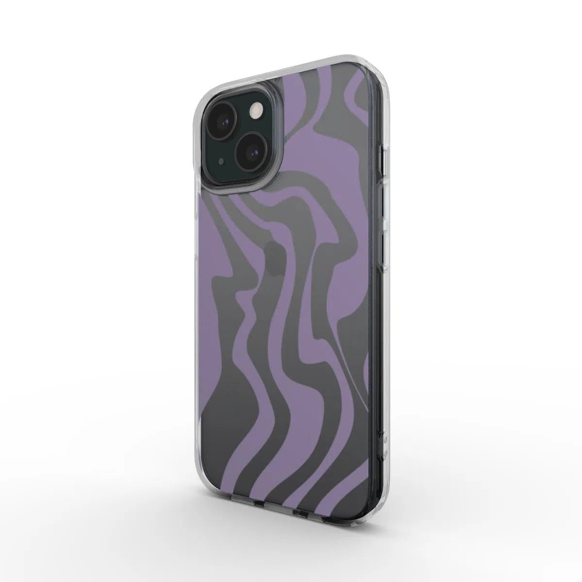 Mystic Waves: Custom Clear Phone Case