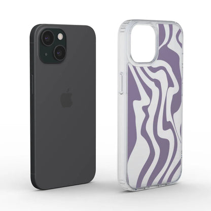 Mystic Waves: Custom Clear Phone Case