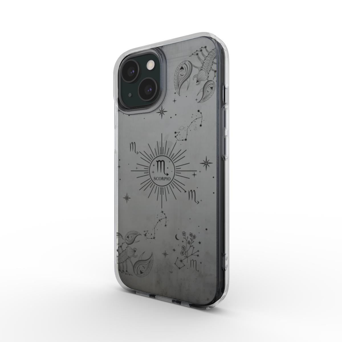 Scorpio: Zodiac Sign Clear Phone Case