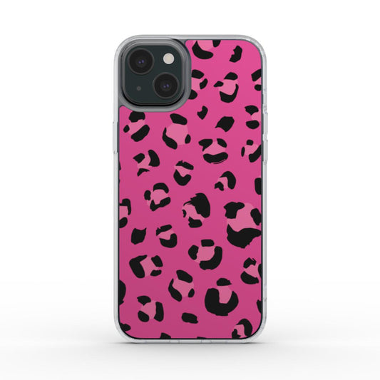 Hot Pink Leopard Print Phone Case