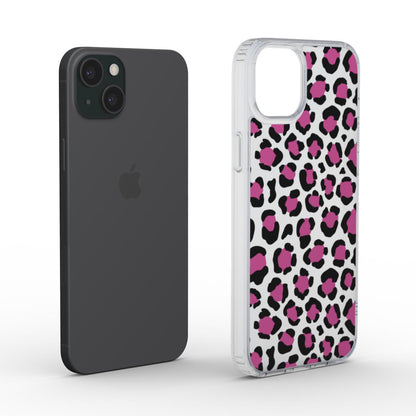 pink leopard print phone case