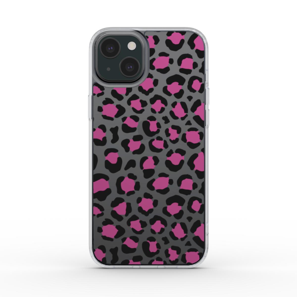 pink leopard print phone case