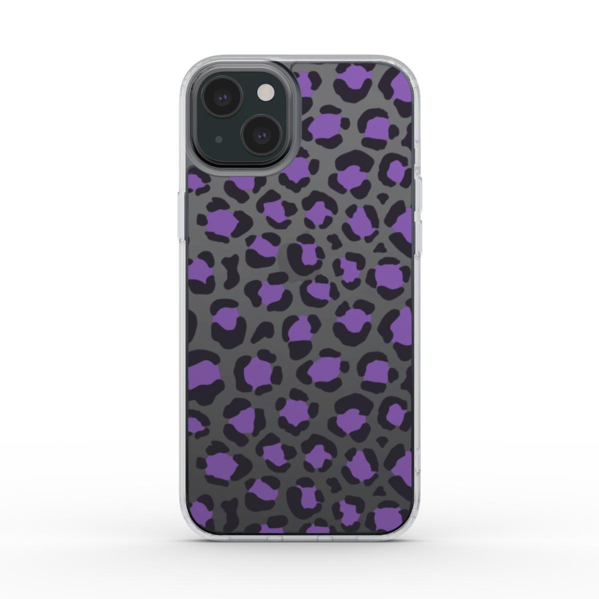 purple leopard phone case