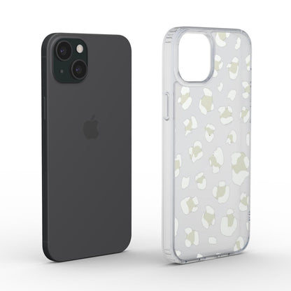 White Leopard Print Phone Case | Clear Phone Case