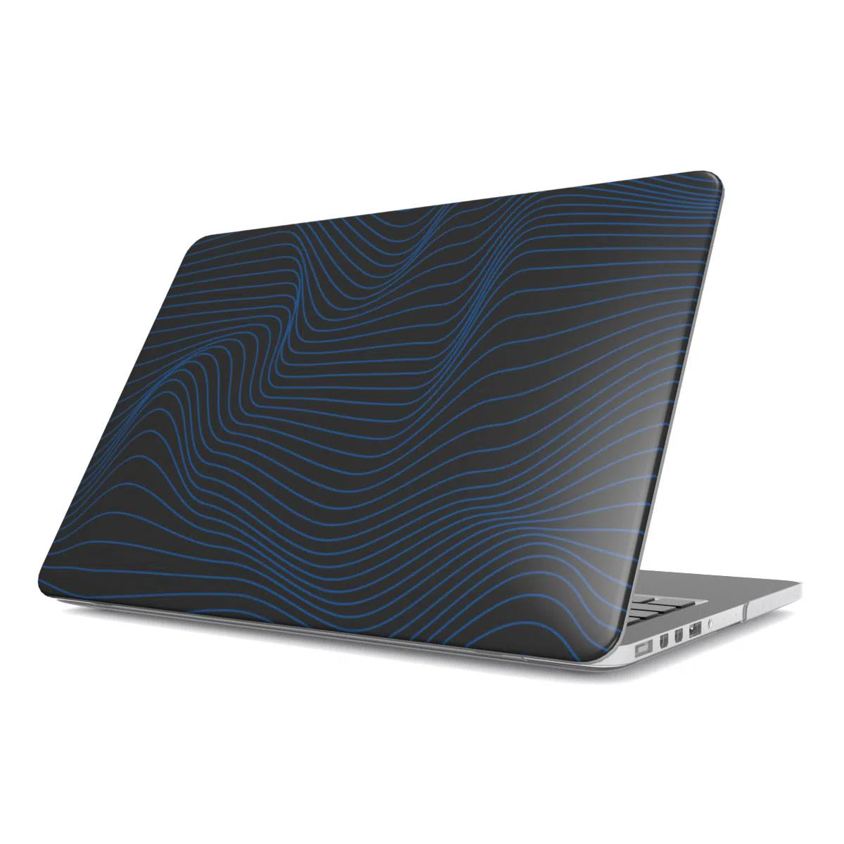 Thin Blue Lines MacBook Case