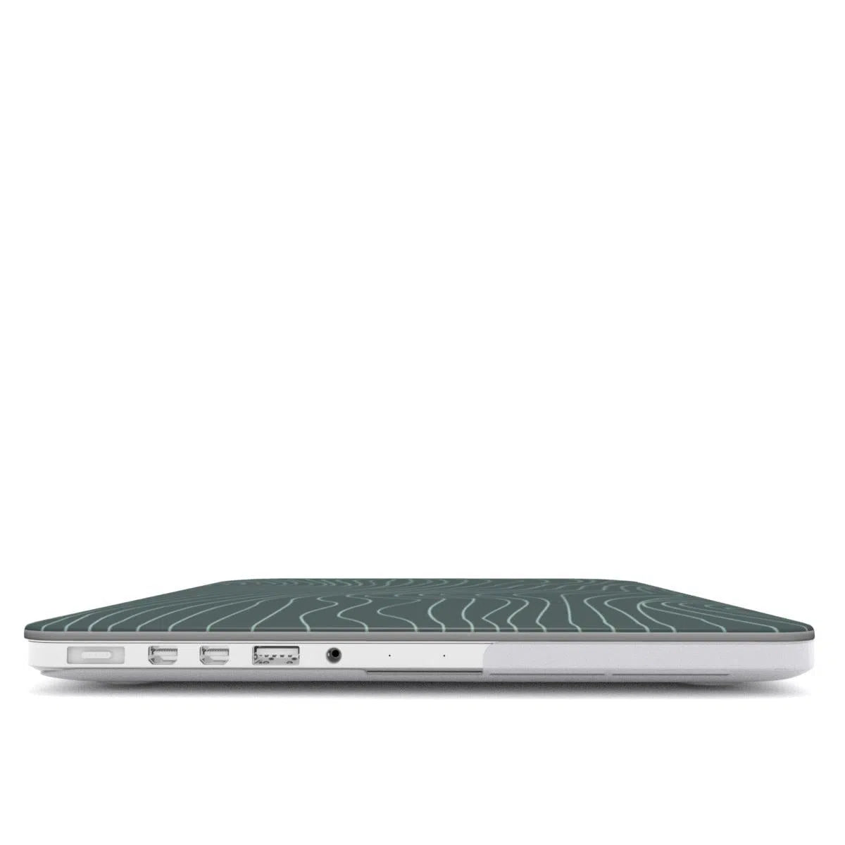 Green Contours MacBook Case