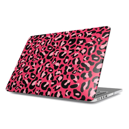 Pink Leopard Print MacBook Case