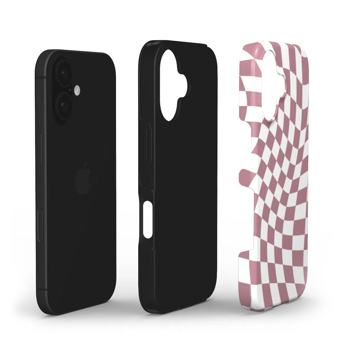 Nude Checkered Tough Phone Case