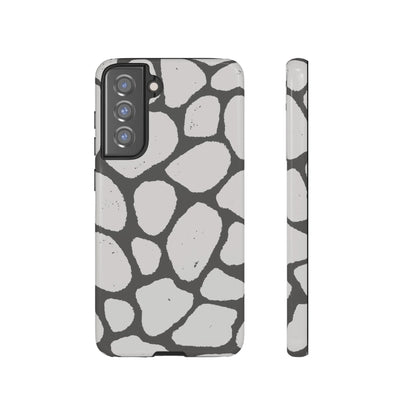 Safari Chic: Stone Giraffe Print | Tough Case