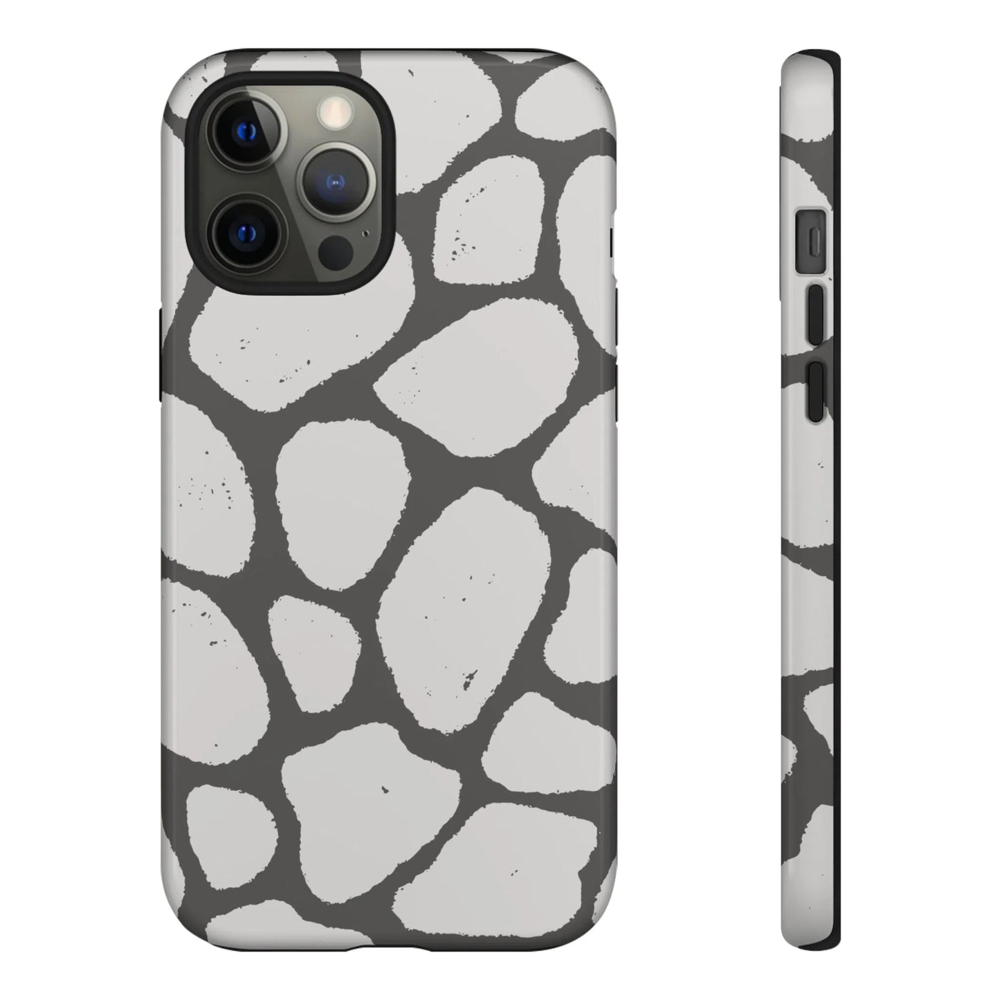 Safari Chic: Stone Giraffe Print | Tough Case