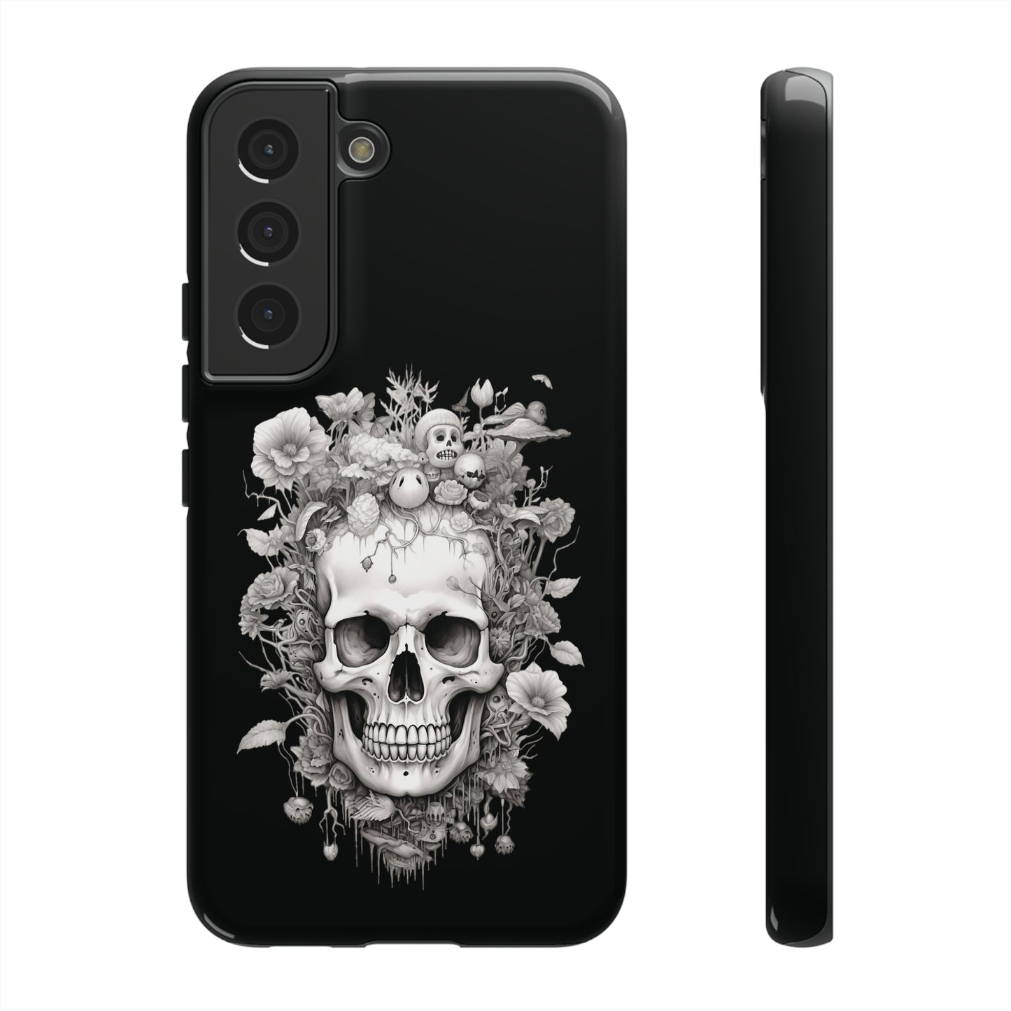 Memento Mori Floral Fusion | Tough Case