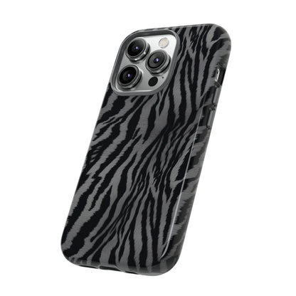 Monochrome Majesty: Tiger Print | Tough Case