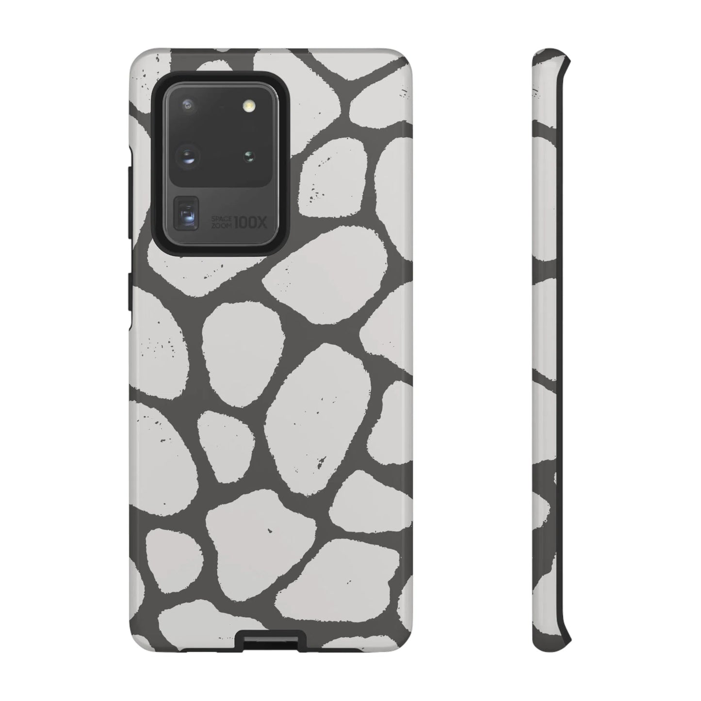 Safari Chic: Stone Giraffe Print | Tough Case