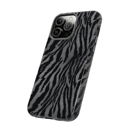 Monochrome Majesty: Tiger Print | Tough Case