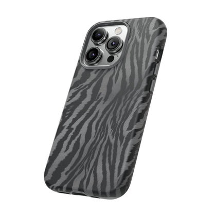 Monochrome Majesty: Tiger Print | Tough Case