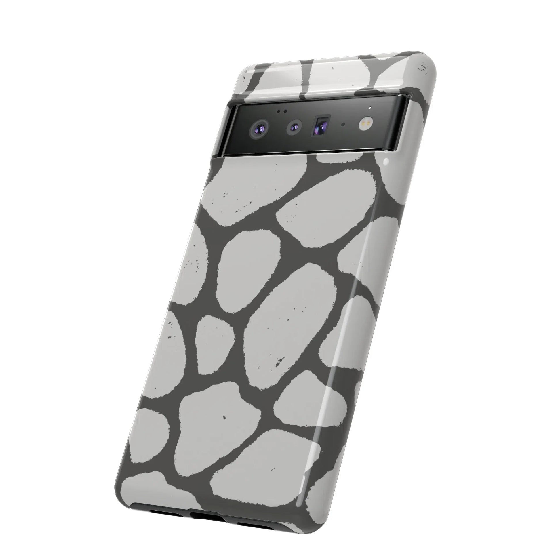 Safari Chic: Stone Giraffe Print | Tough Case