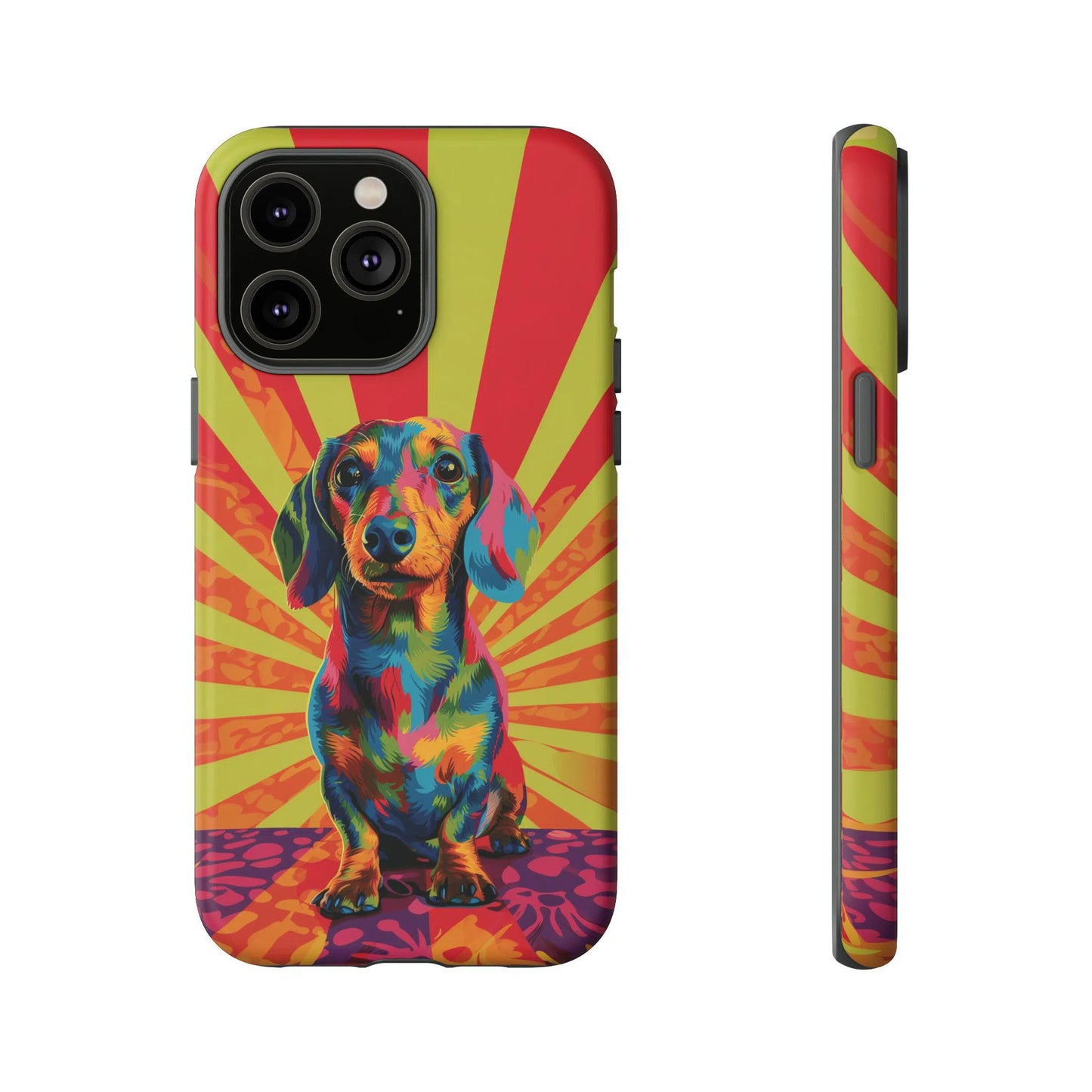 Psychedelic Pup: Vibrant Dachshund | Tough Case