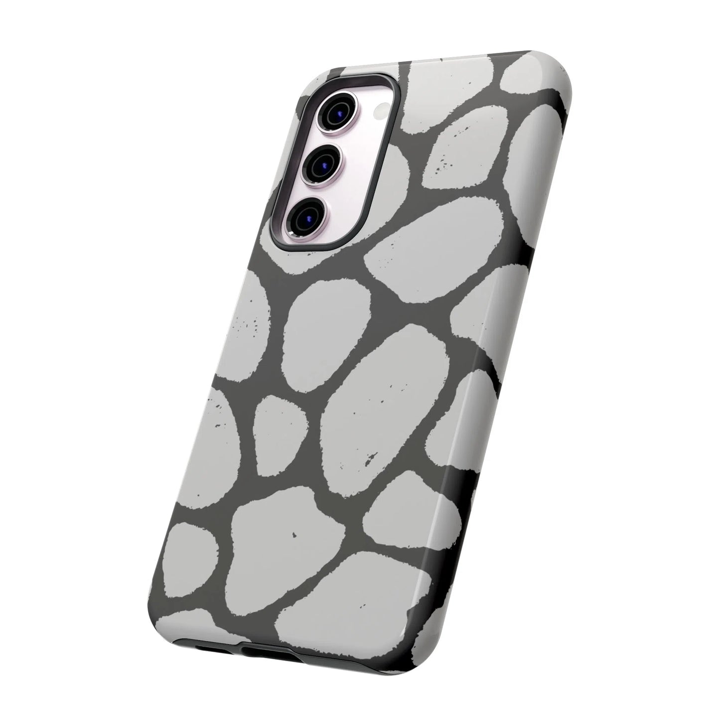 Safari Chic: Stone Giraffe Print | Tough Case