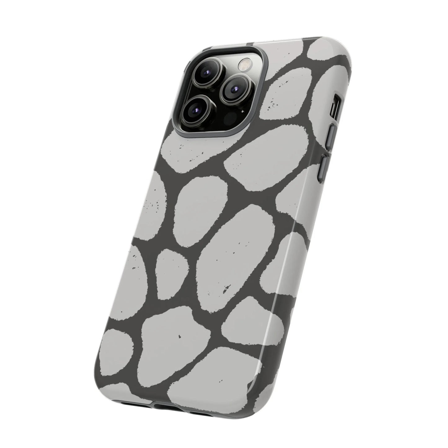 Safari Chic: Stone Giraffe Print | Tough Case