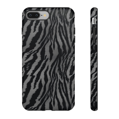 Monochrome Majesty: Tiger Print | Tough Case