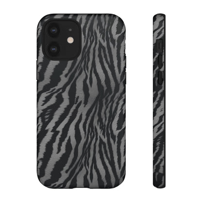 Monochrome Majesty: Tiger Print | Tough Case