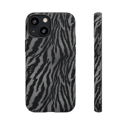 Monochrome Majesty: Tiger Print | Tough Case