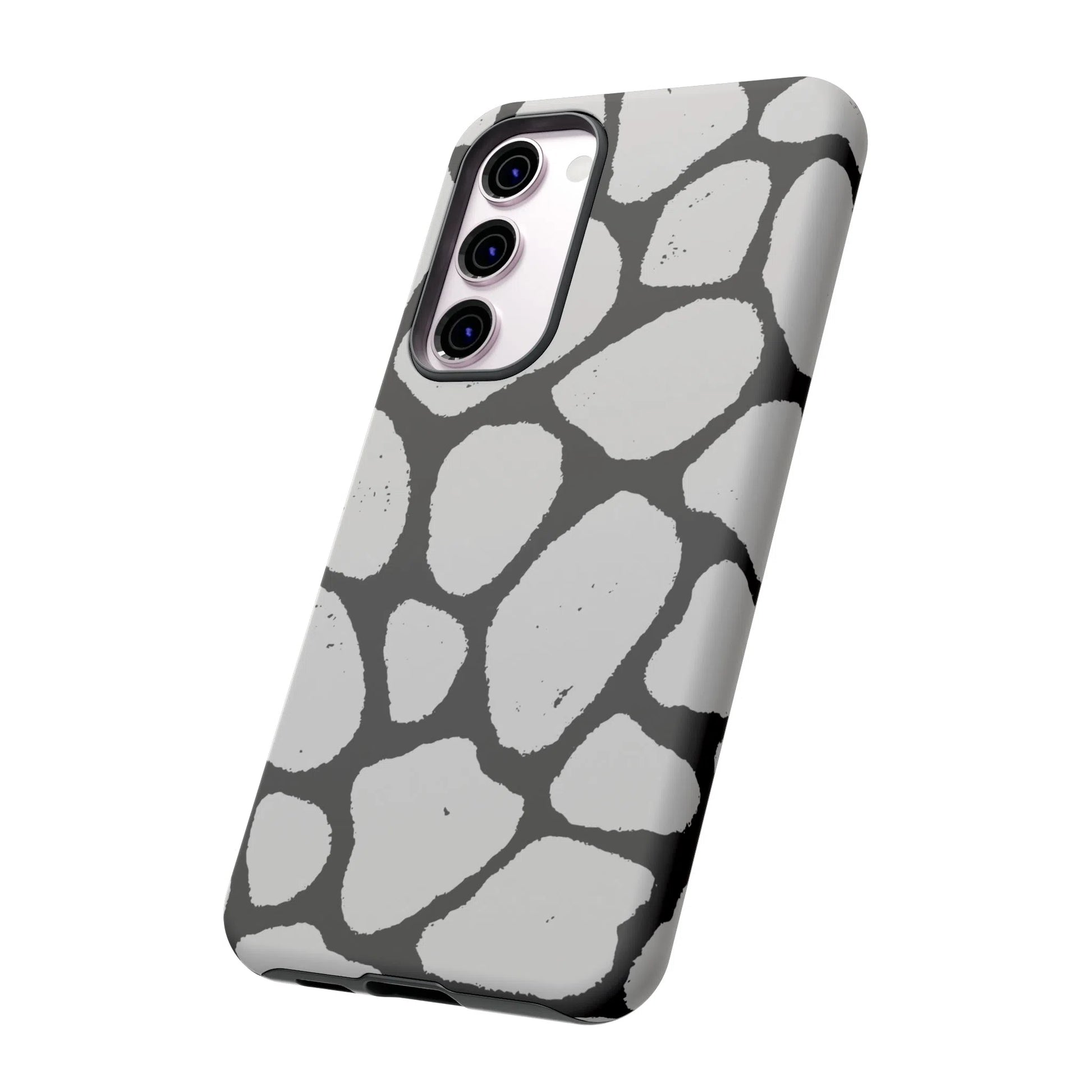 Safari Chic: Stone Giraffe Print | Tough Case