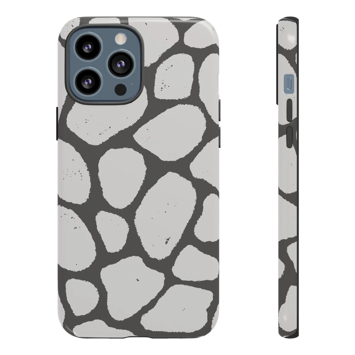 Safari Chic: Stone Giraffe Print | Tough Case