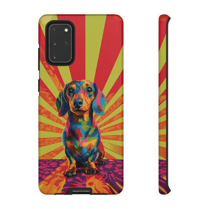 Psychedelic Pup: Vibrant Dachshund | Tough Case