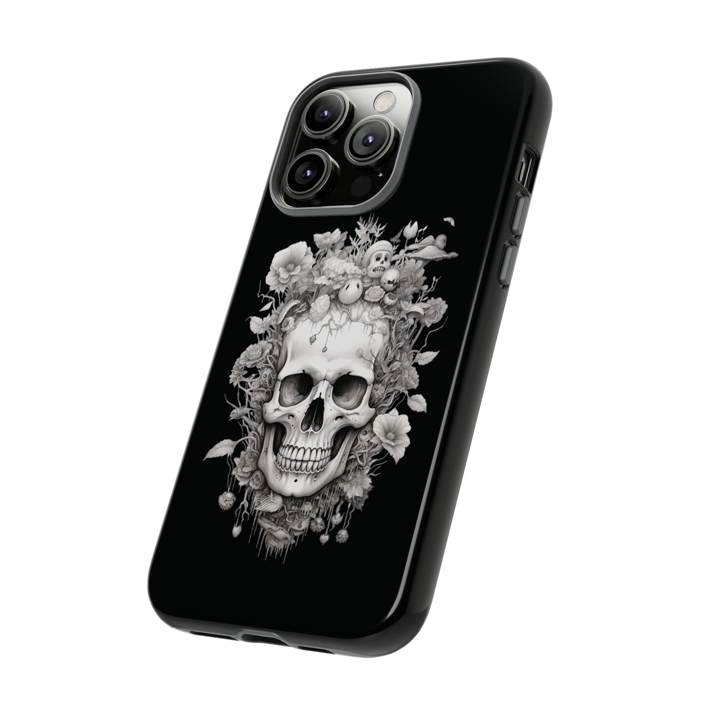 Memento Mori Floral Fusion | Tough Case