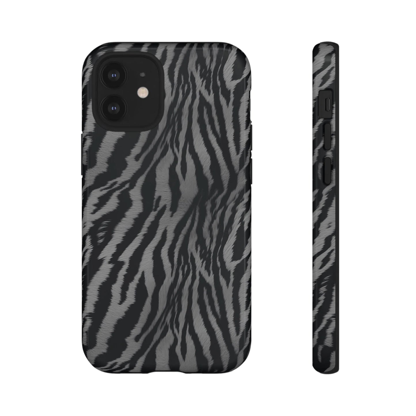 Monochrome Majesty: Tiger Print | Tough Case