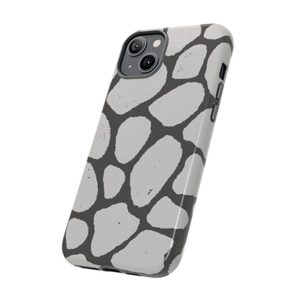 Safari Chic: Stone Giraffe Print | Tough Case