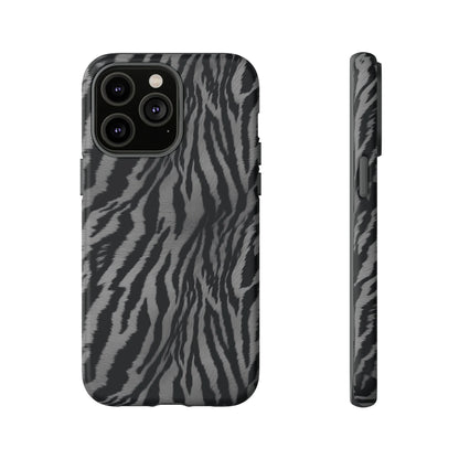 Monochrome Majesty: Tiger Print | Tough Case