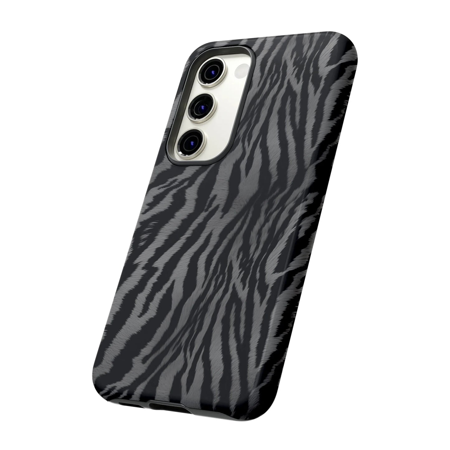 Monochrome Majesty: Tiger Print | Tough Case