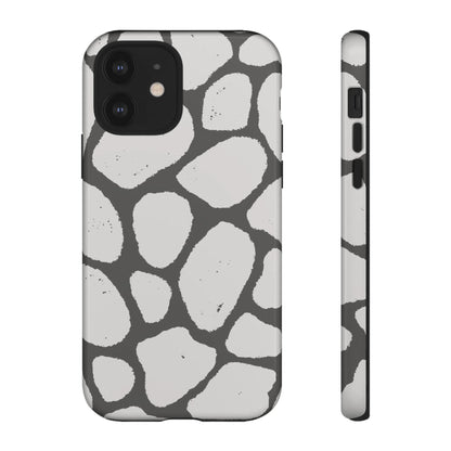 Safari Chic: Stone Giraffe Print | Tough Case