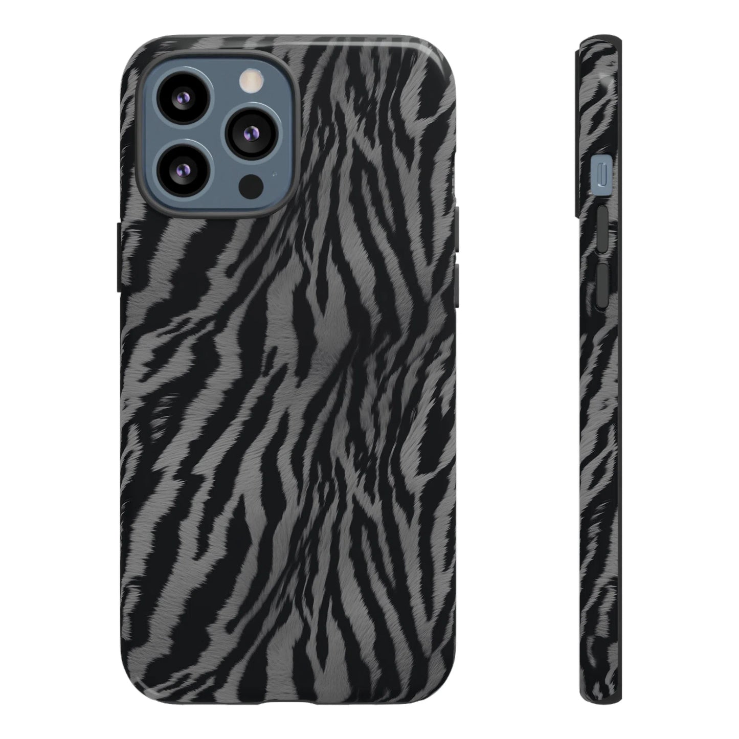 Monochrome Majesty: Tiger Print | Tough Case