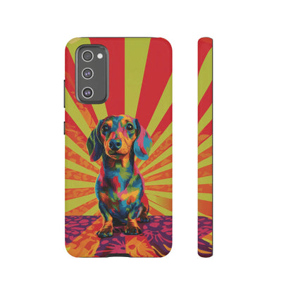 Psychedelic Pup: Vibrant Dachshund | Tough Case