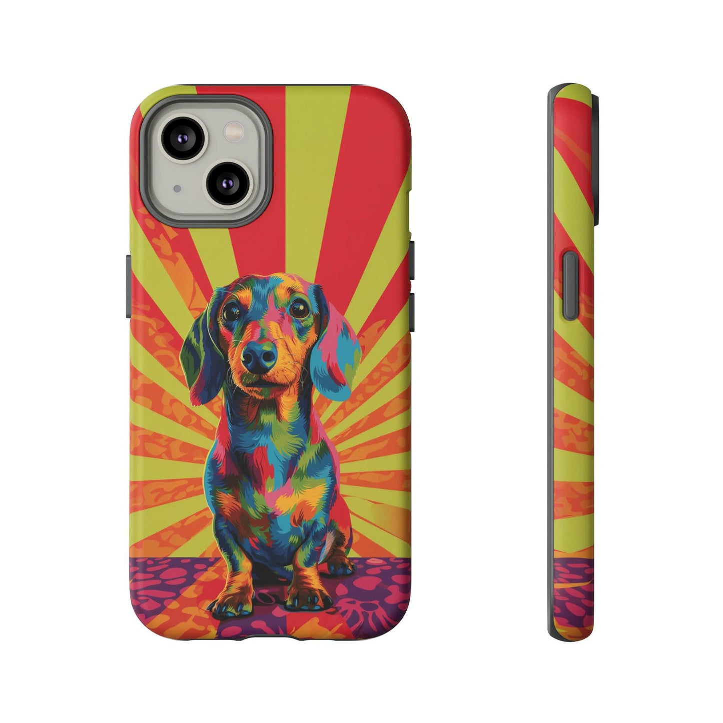 Psychedelic Pup: Vibrant Dachshund | Tough Case