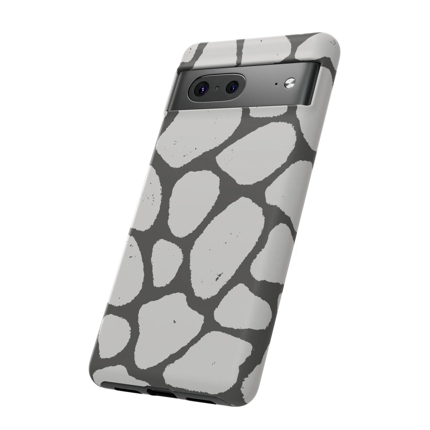 Safari Chic: Stone Giraffe Print | Tough Case