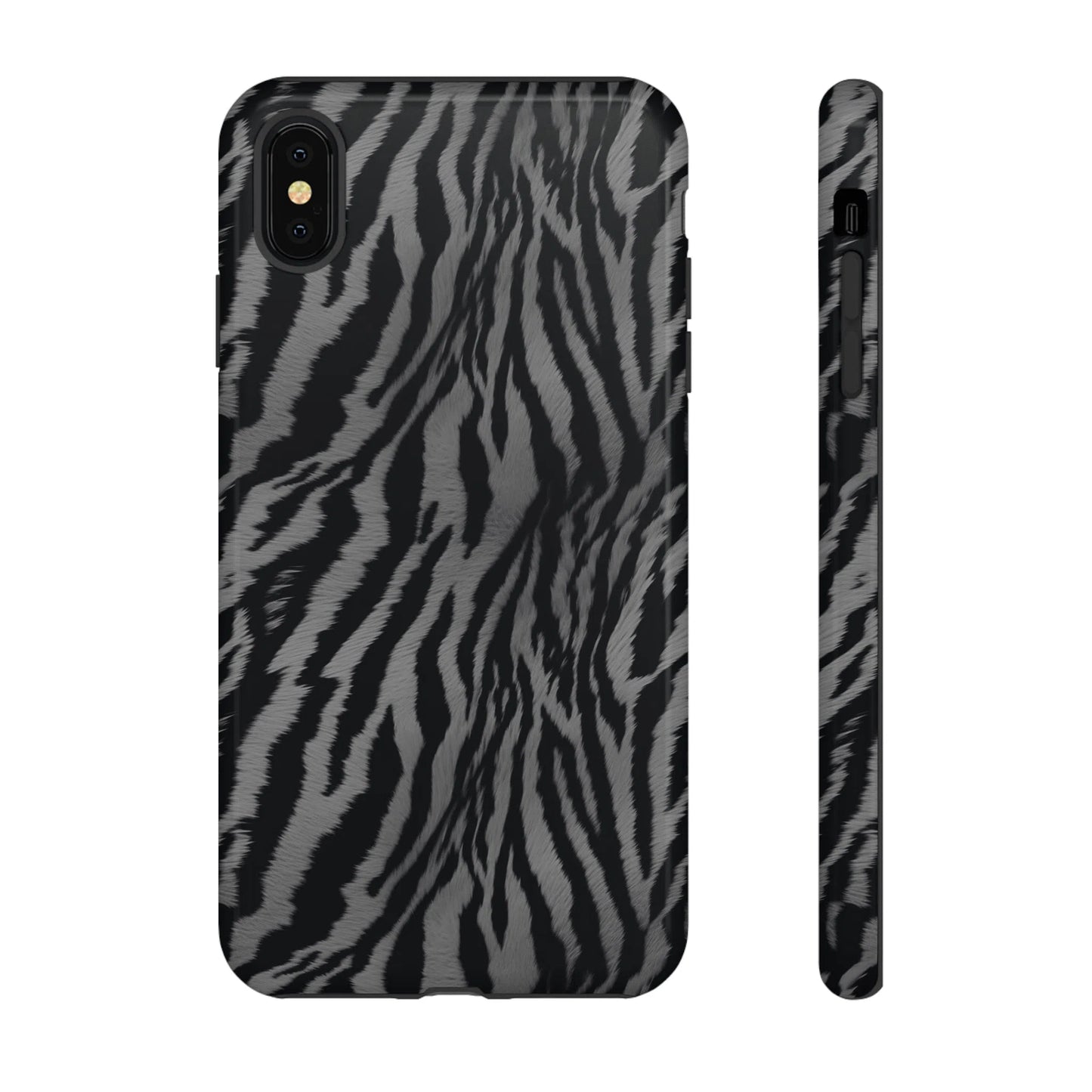 Monochrome Majesty: Tiger Print | Tough Case