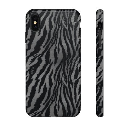 Monochrome Majesty: Tiger Print | Tough Case