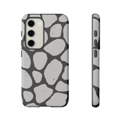 Safari Chic: Stone Giraffe Print | Tough Case