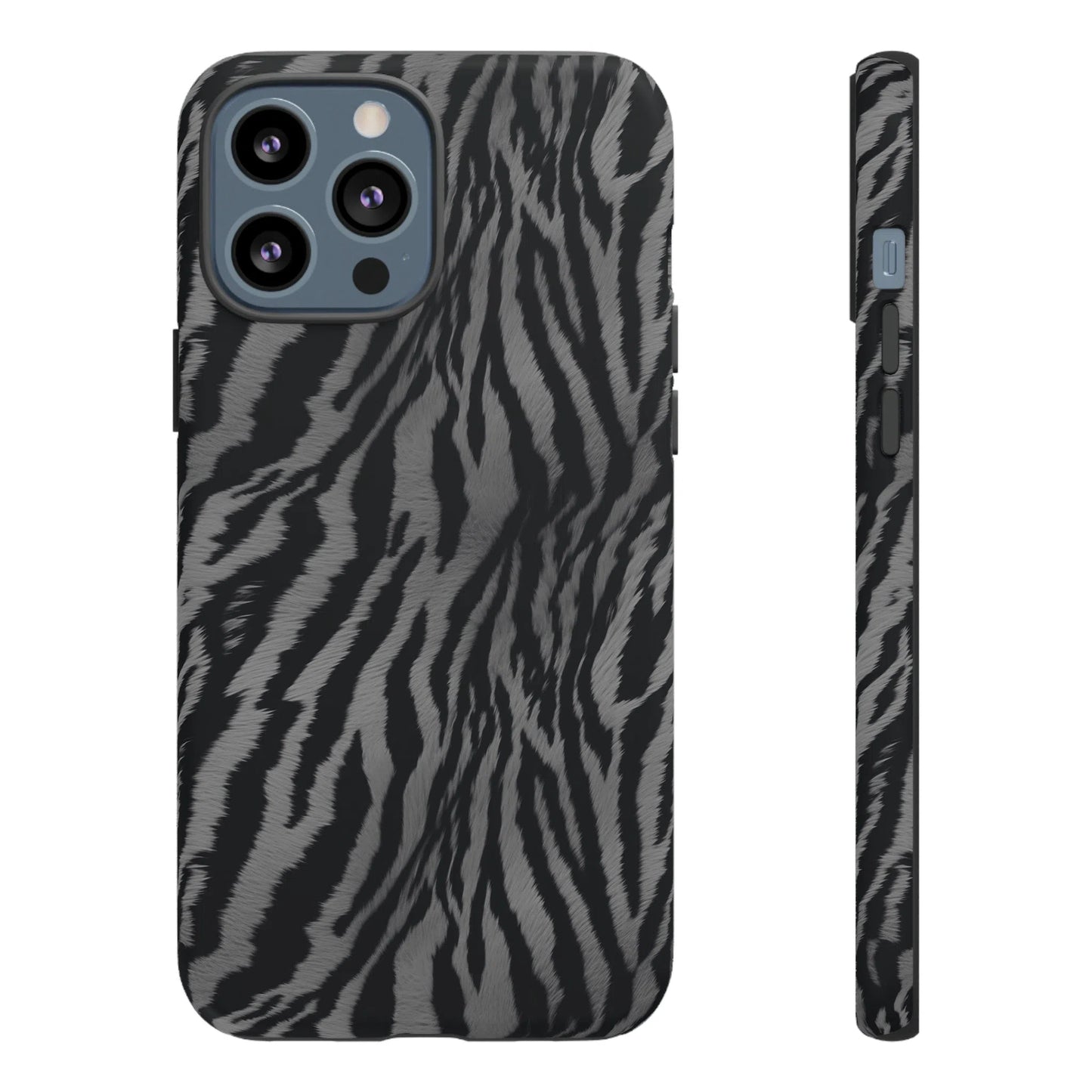 Monochrome Majesty: Tiger Print | Tough Case