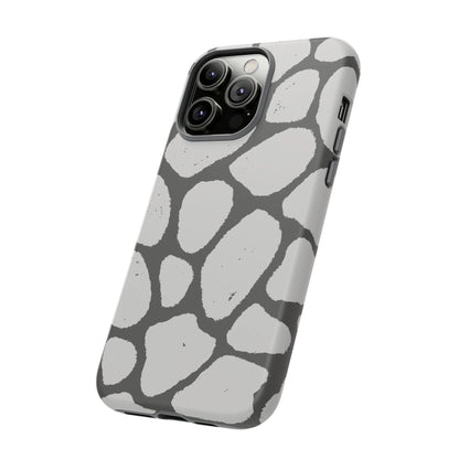 Safari Chic: Stone Giraffe Print | Tough Case