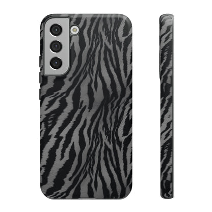 Monochrome Majesty: Tiger Print | Tough Case