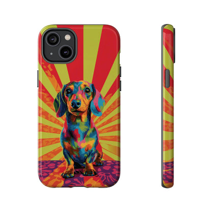 Psychedelic Pup: Vibrant Dachshund | Tough Case